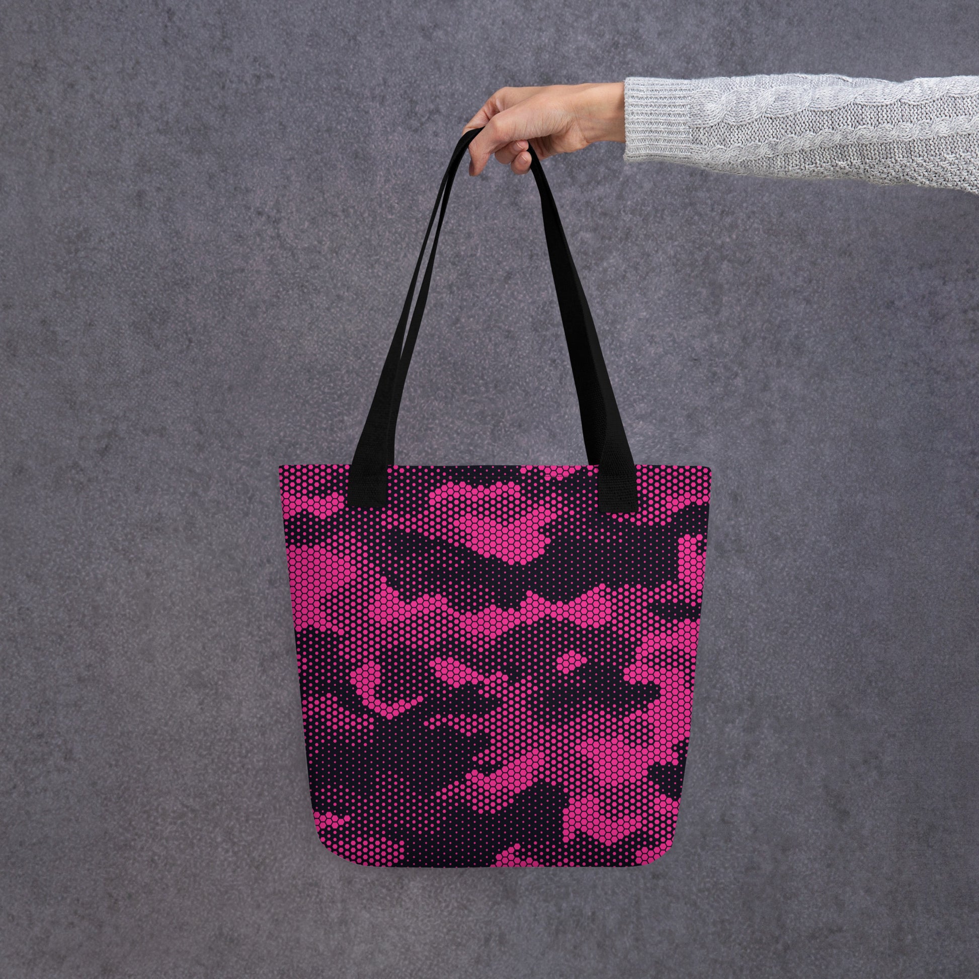 Camo Tote Bag | Pink Digital Camouflage