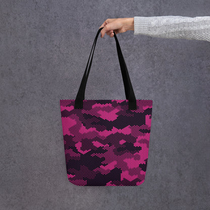 Camo Tote Bag | Pink Digital Camouflage