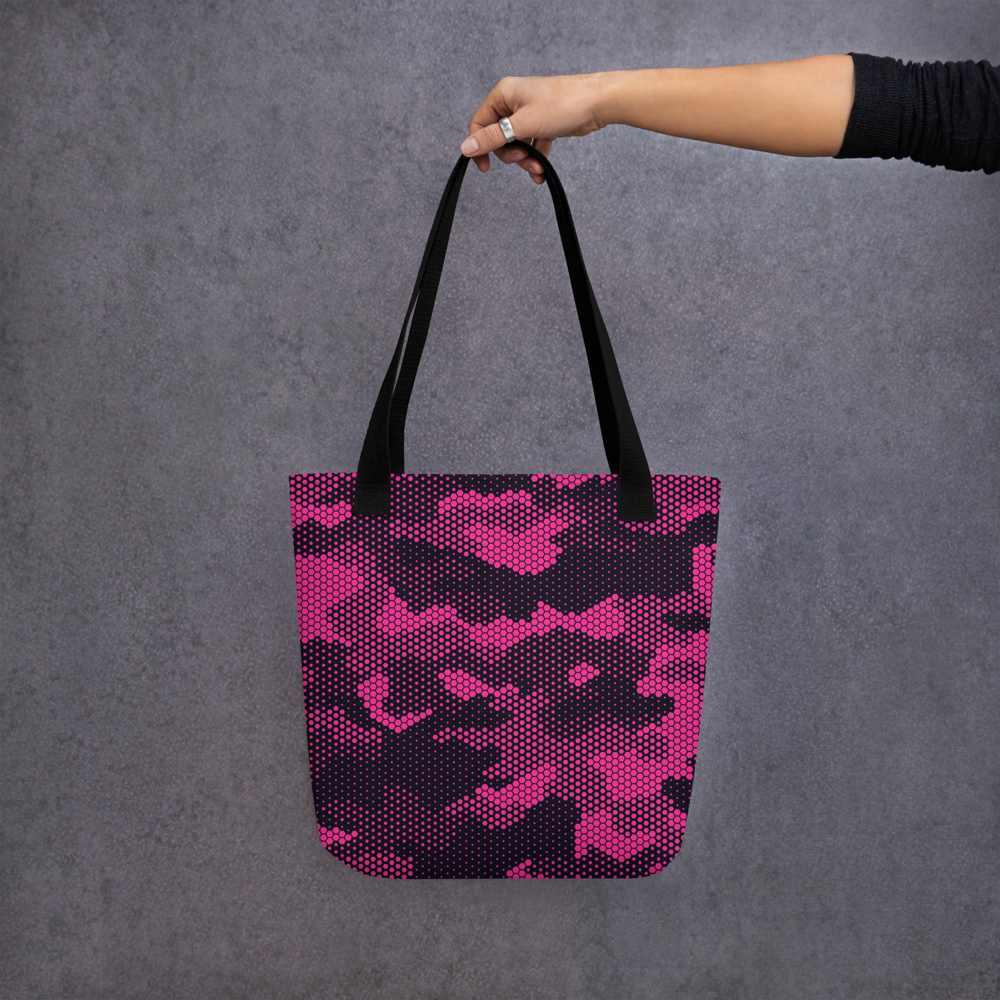 Camo Tote Bag | Pink Digital Camouflage