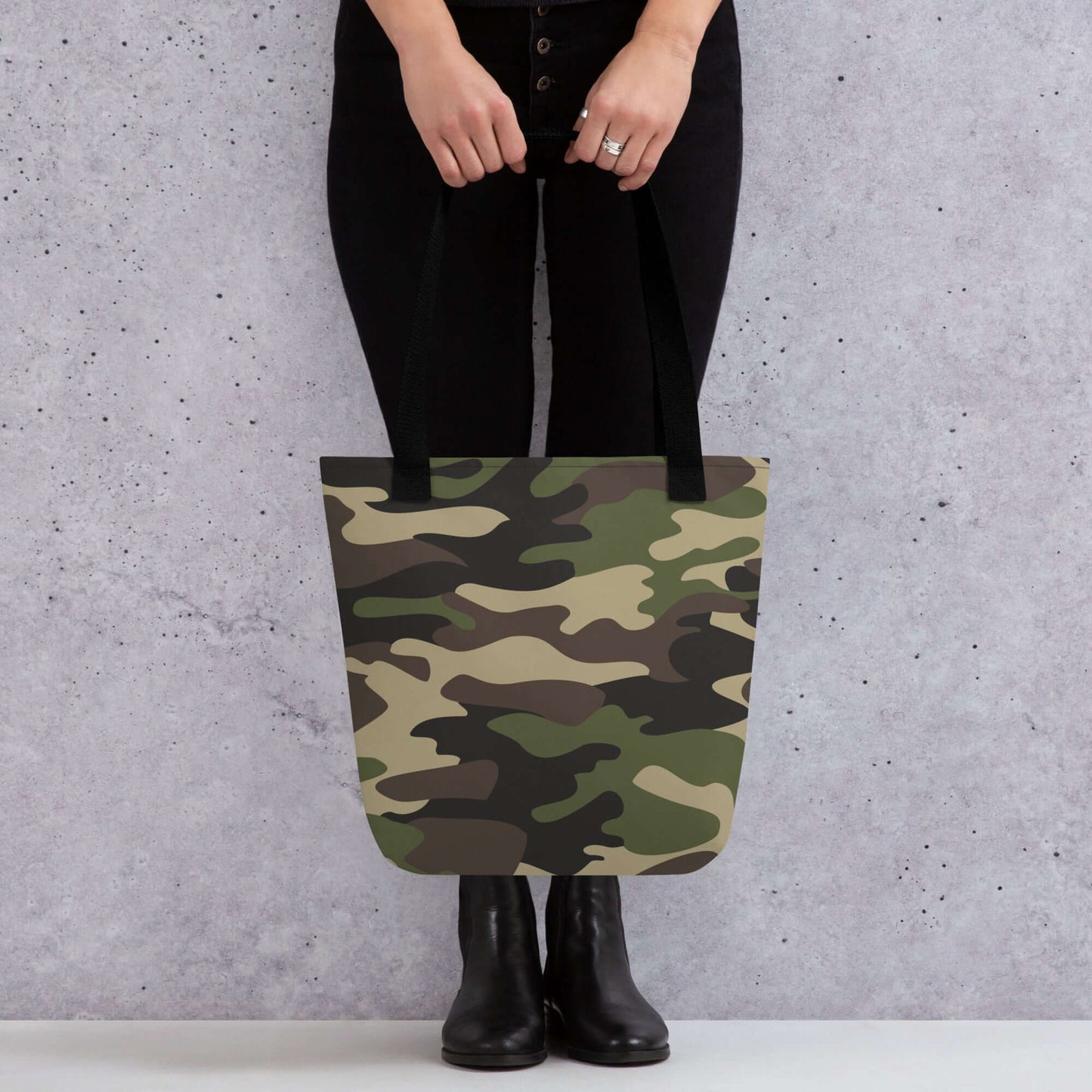 Camo Tote Bag | Classic Green Camouflage