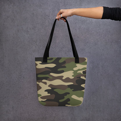 Camo Tote Bag | Classic Green Camouflage