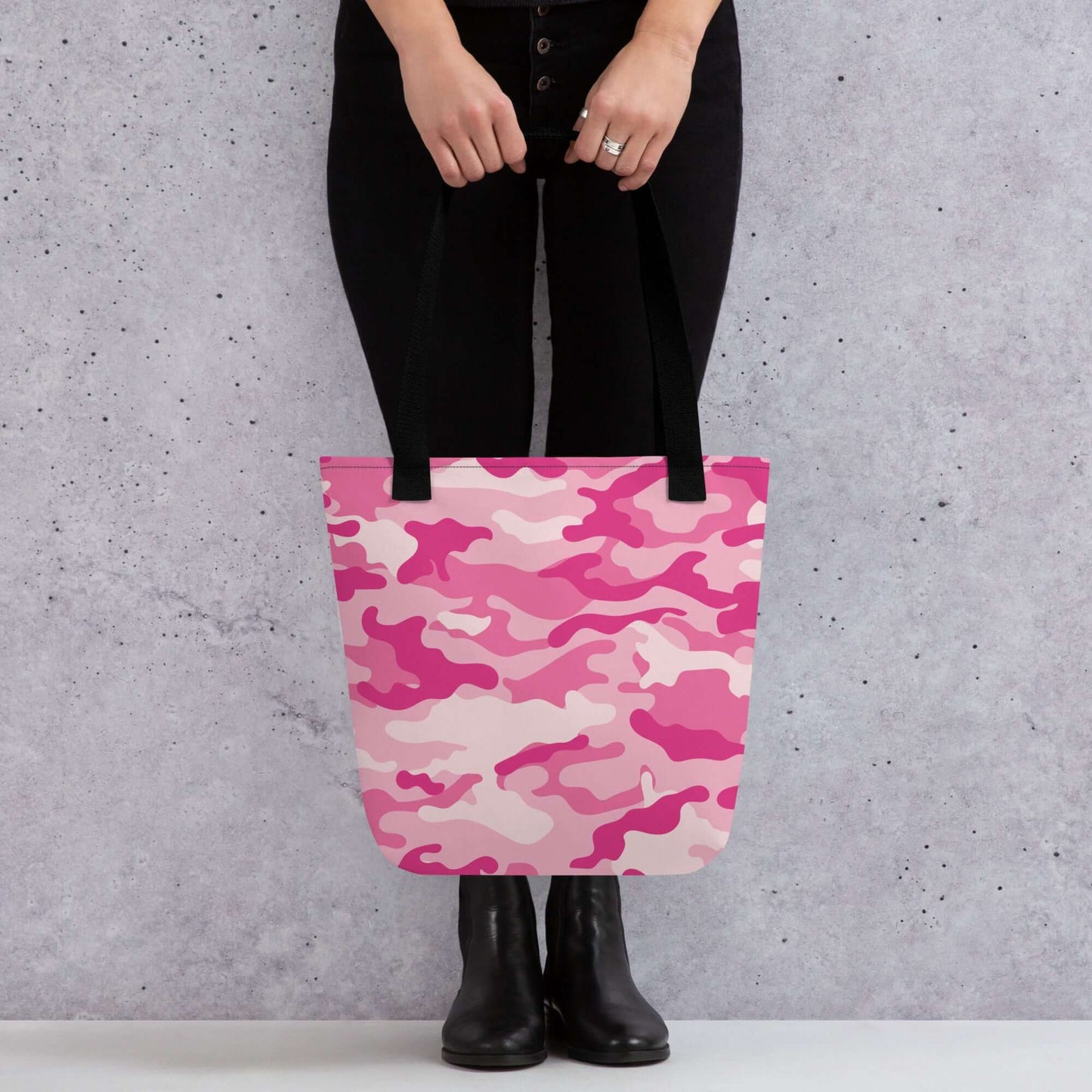 Camo Tote Bag | Lavender Pink Camouflage