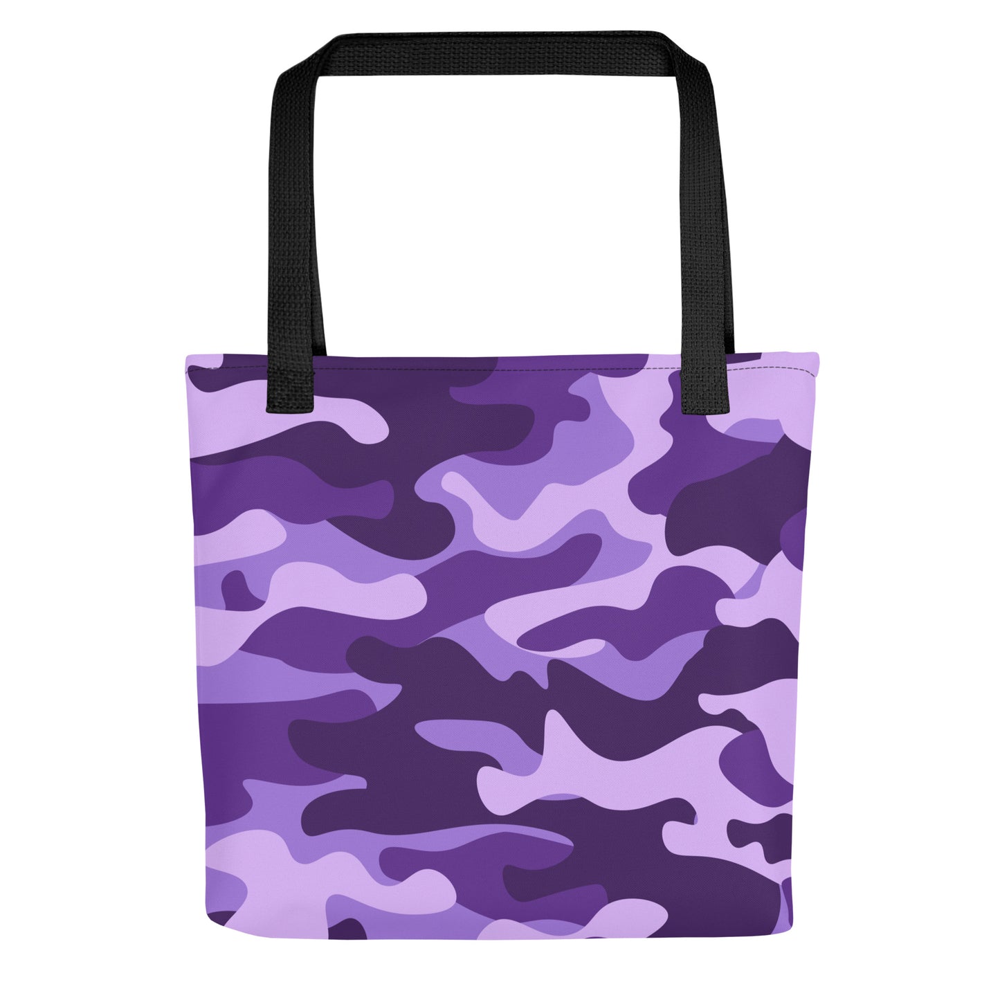 Camo Tote Bag | Purple, Blue & Mauve Camouflage