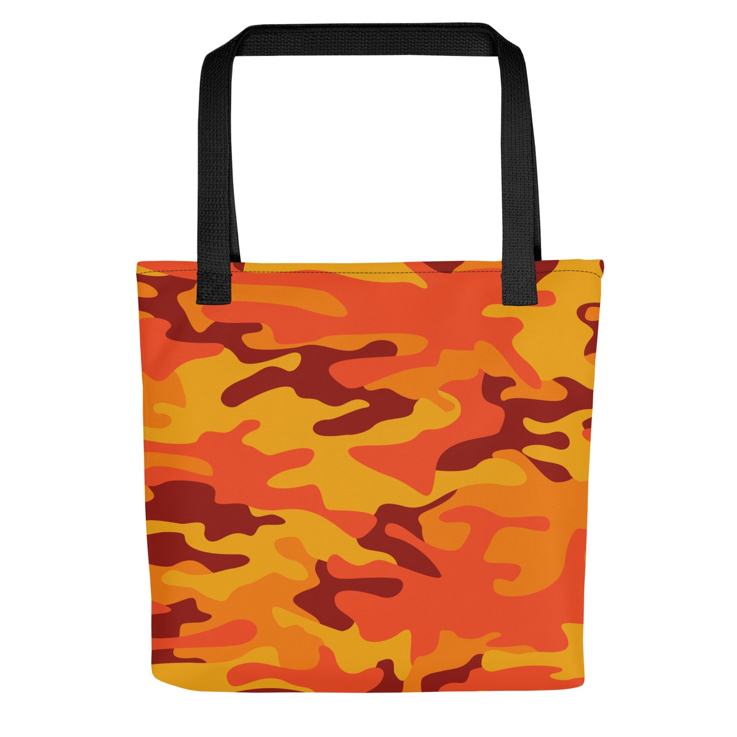 Camo Tote Bag | Orange & Red Camouflage