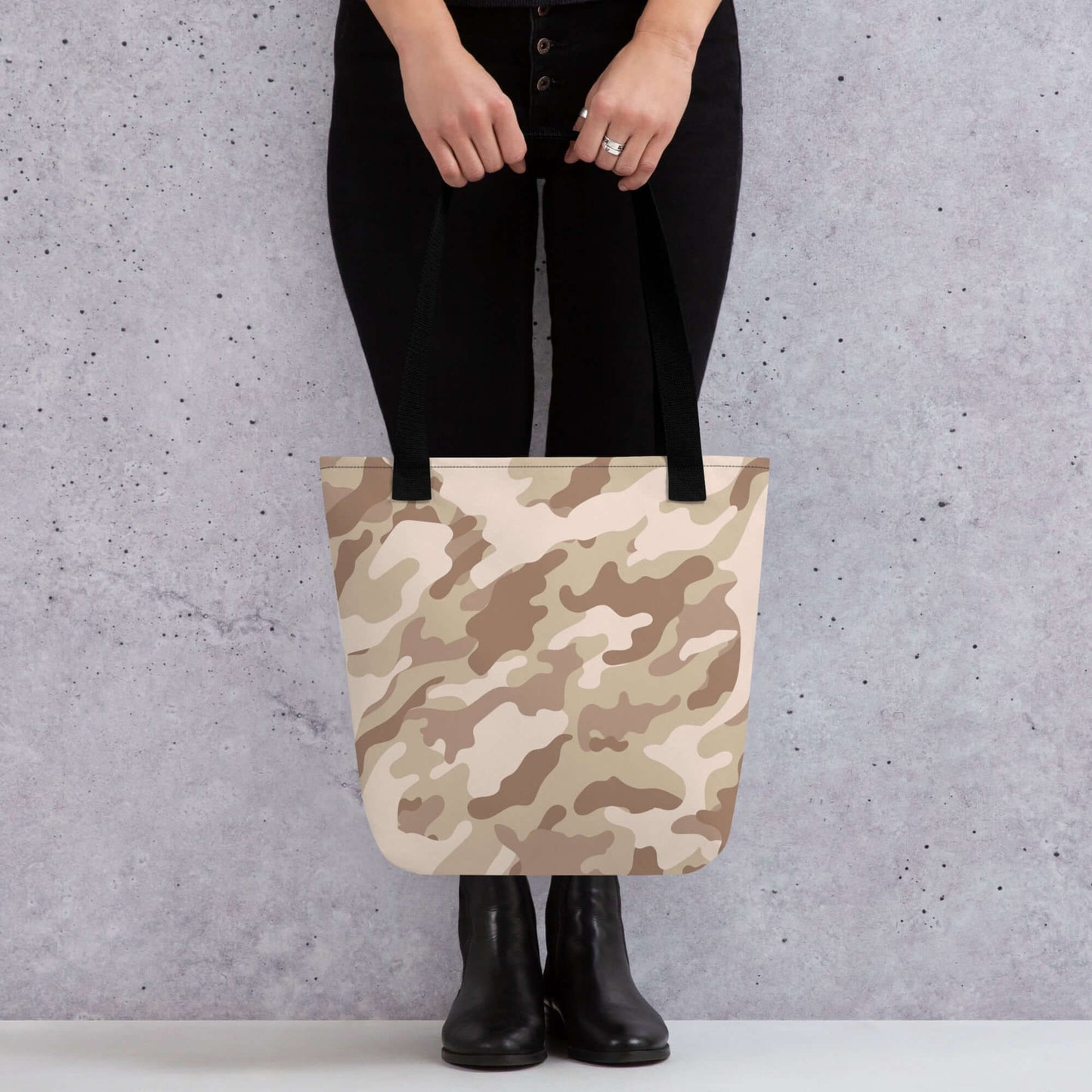 Camo Tote Bag | Brown Desert Camouflage