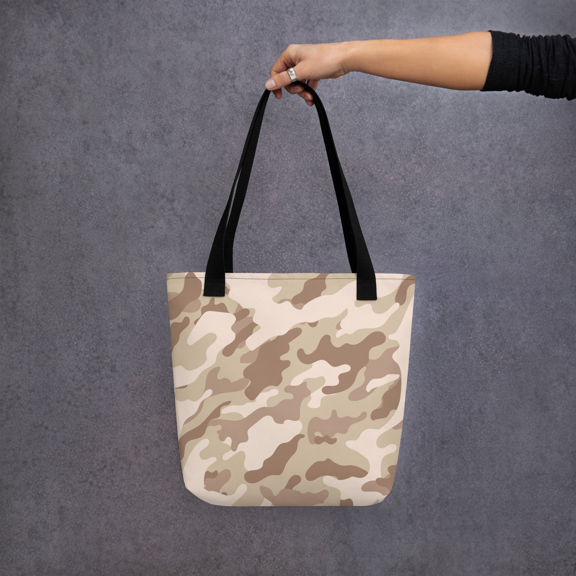 Camo Tote Bag | Brown Desert Camouflage