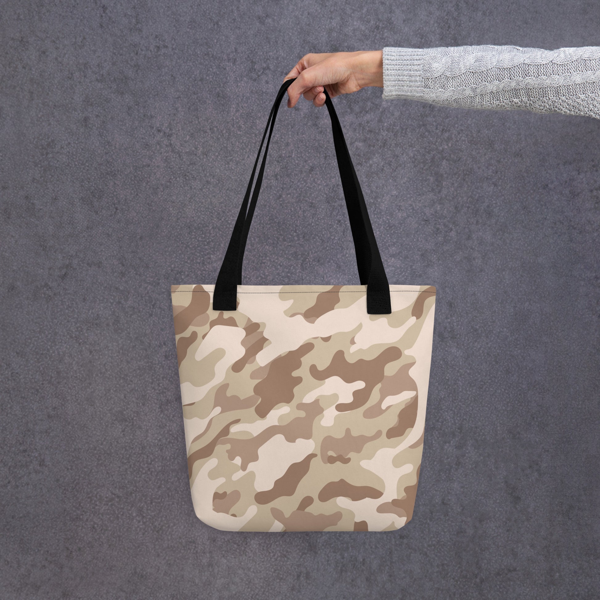 Camo Tote Bag | Brown Desert Camouflage