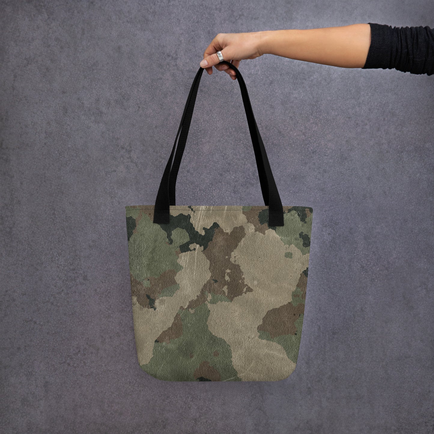 Camo Tote Bag | Dirty Old Brown Camouflage