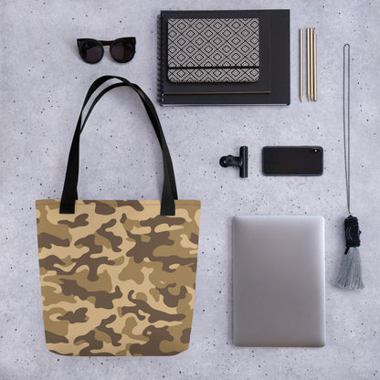 Camo Tote Bag | Khaki Camouflage