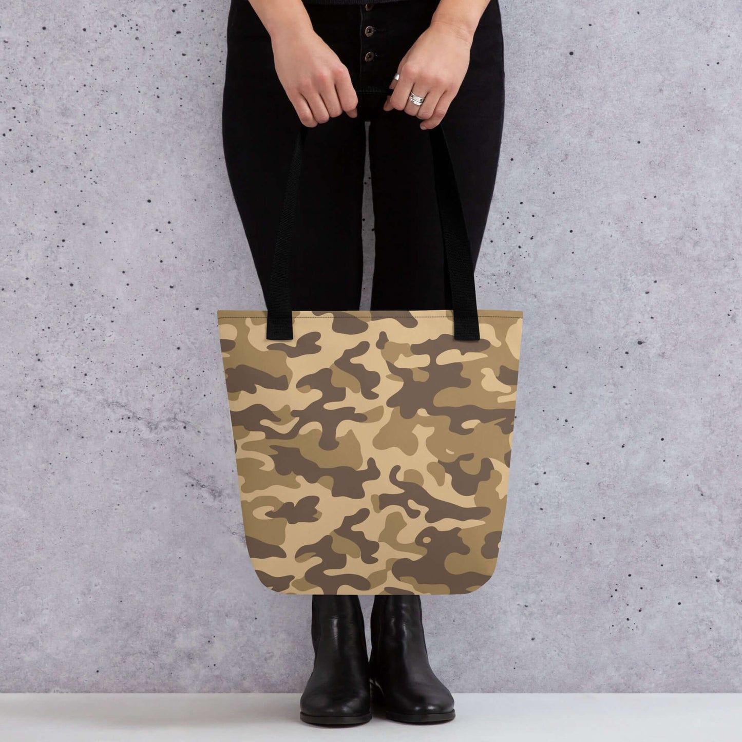 Camo Tote Bag | Khaki Camouflage