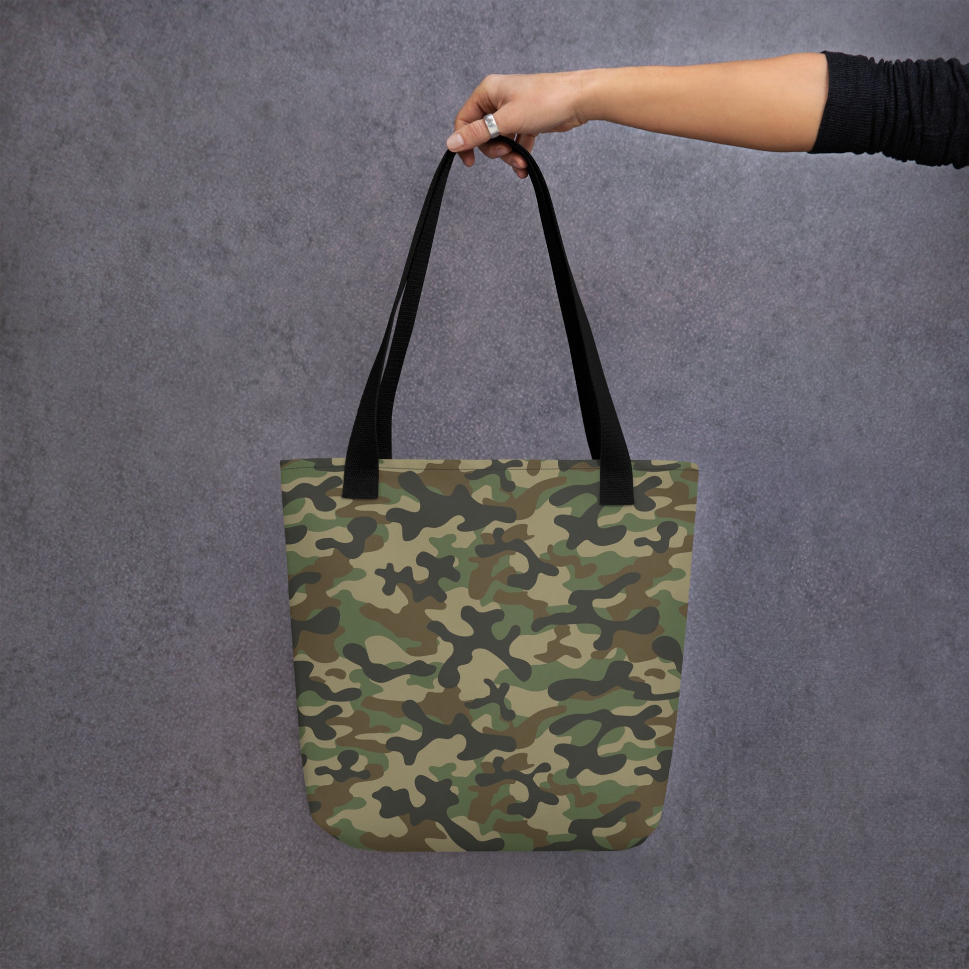 Camo Tote Bag | Military Brown Camouflage