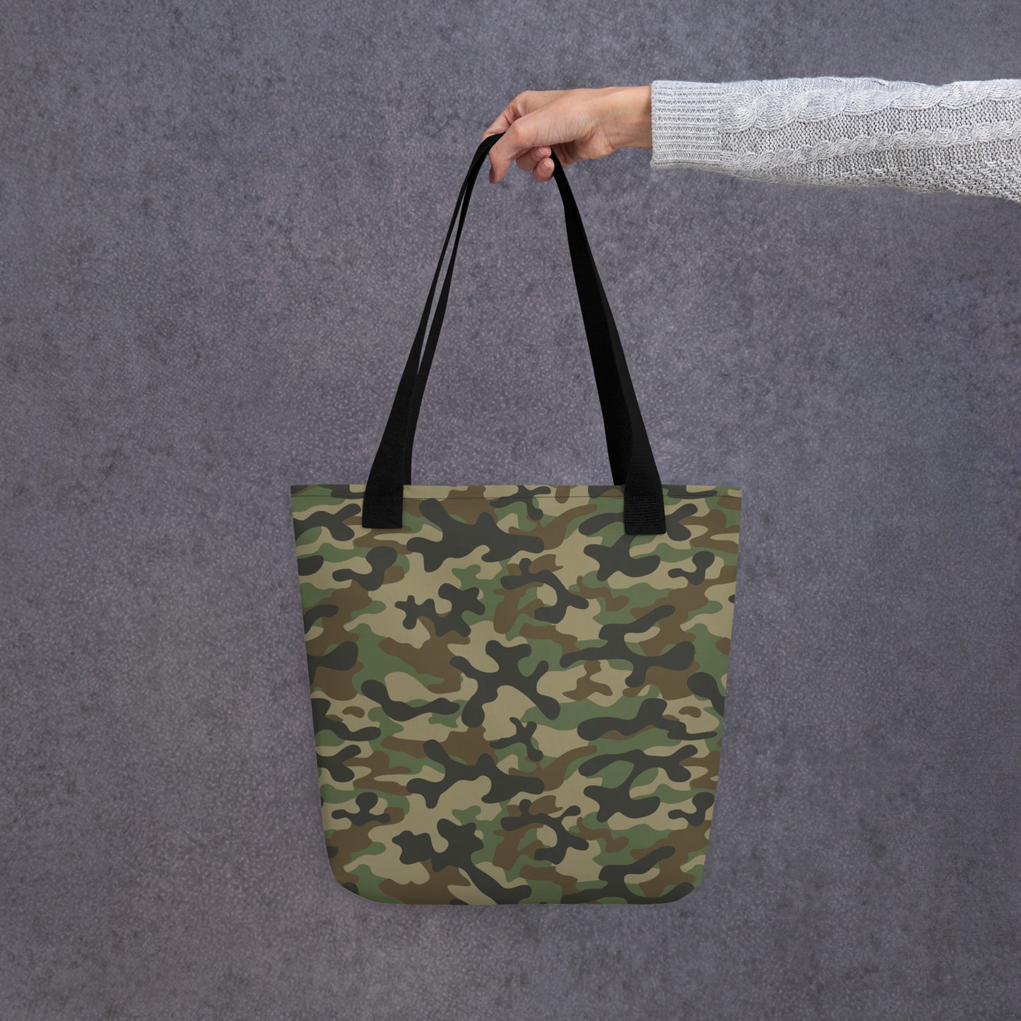 Camo Tote Bag | Military Brown Camouflage