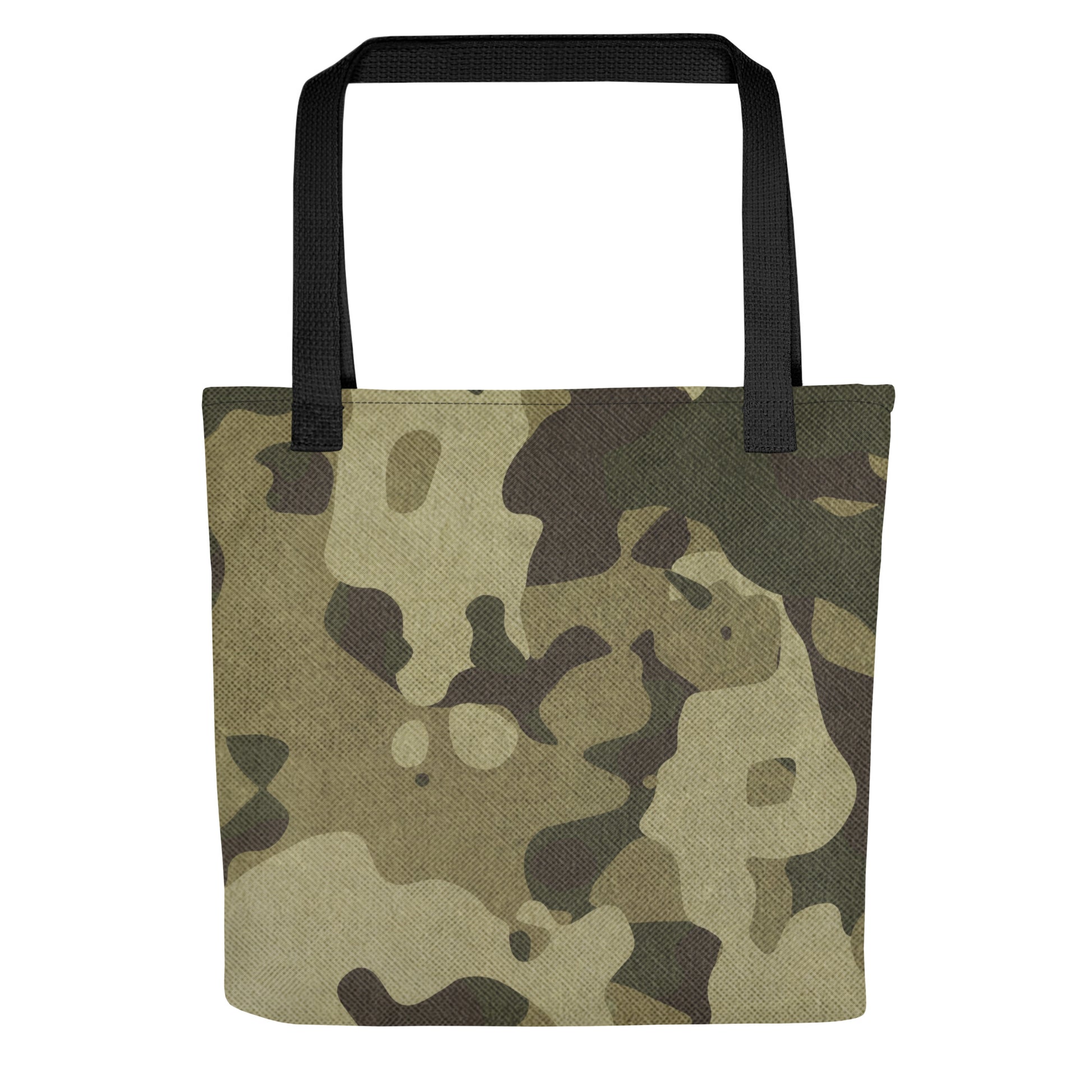 Camo Tote Bag | Green Fabric Camouflage