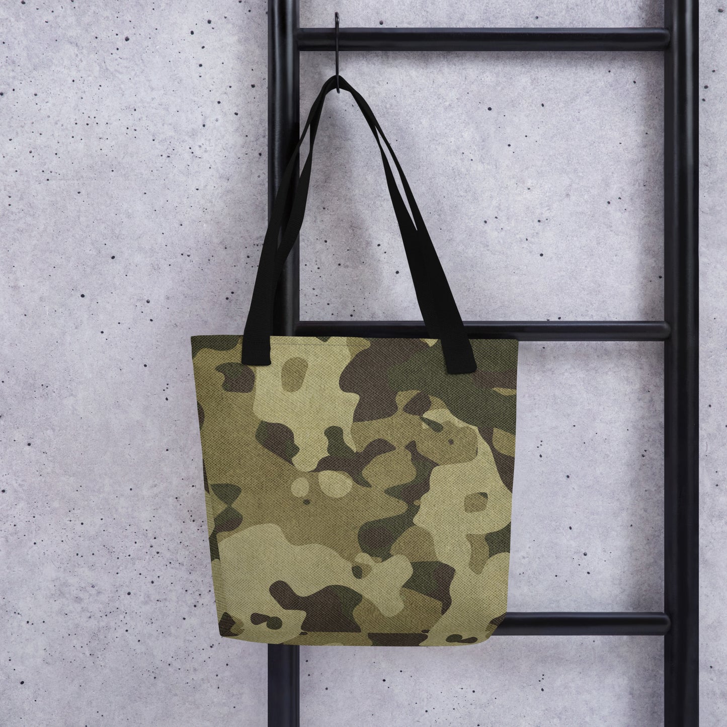 Camo Tote Bag | Green Fabric Camouflage