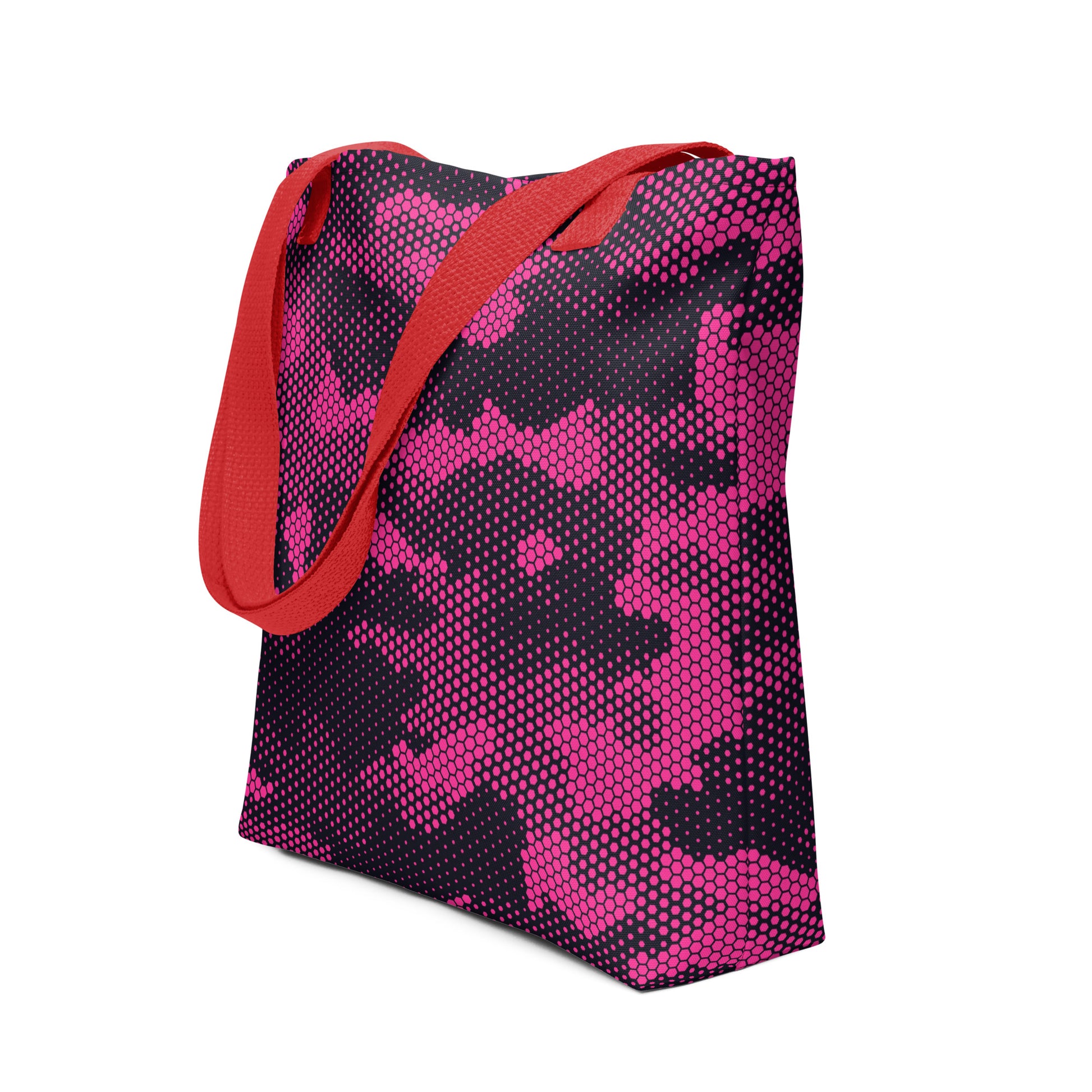 Camo Tote Bag | Pink Digital Camouflage