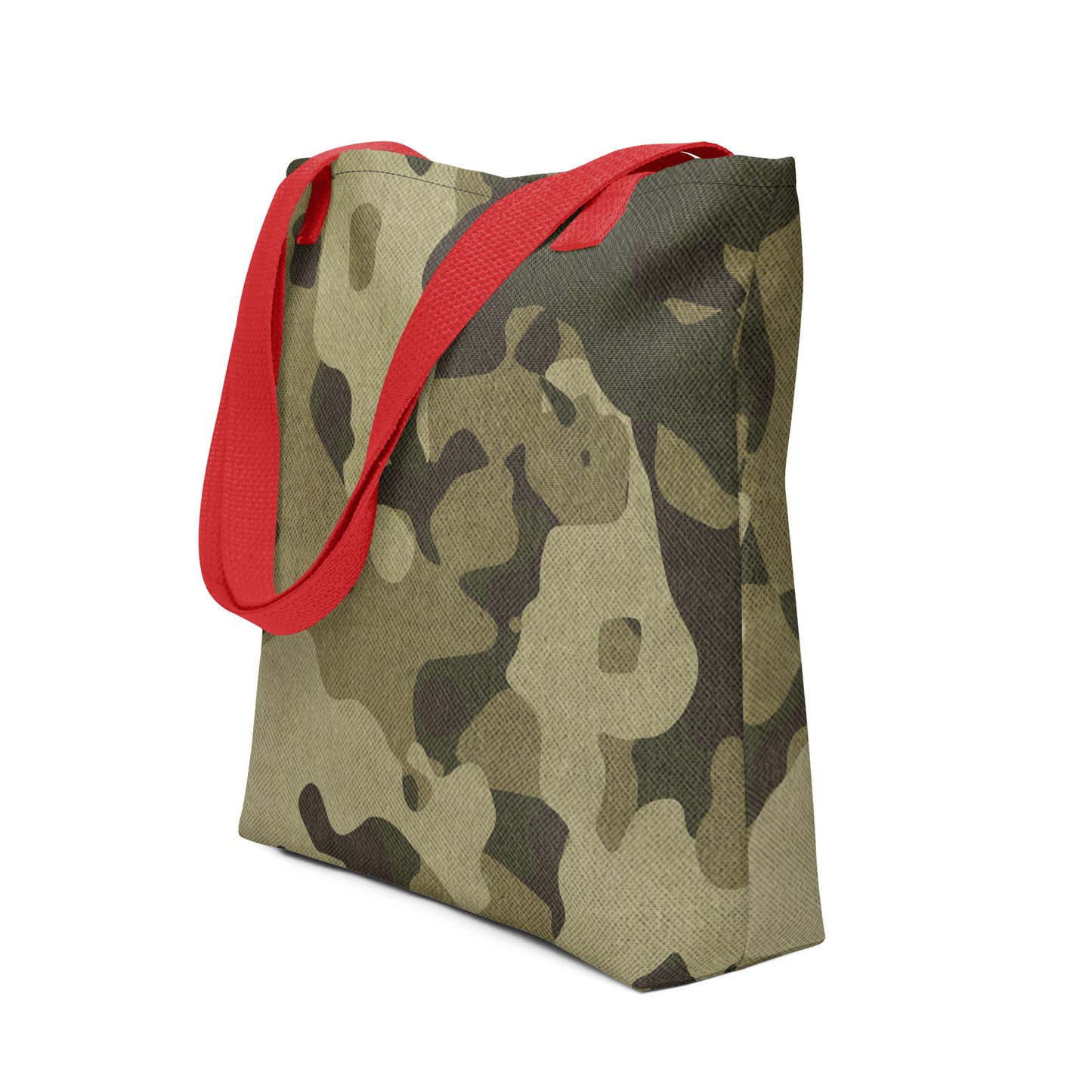 Camo Tote Bag | Green Fabric Camouflage