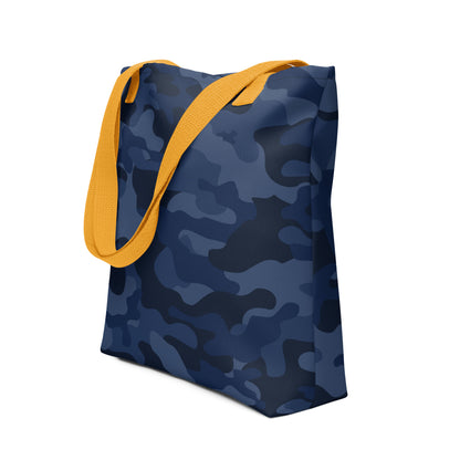 Camo Tote Bag | Deep Blue Camouflage