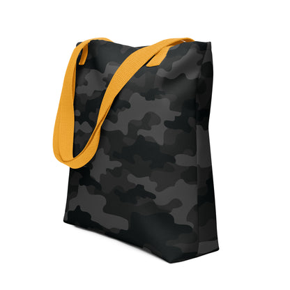 Camo Tote Bag | Black Camouflage