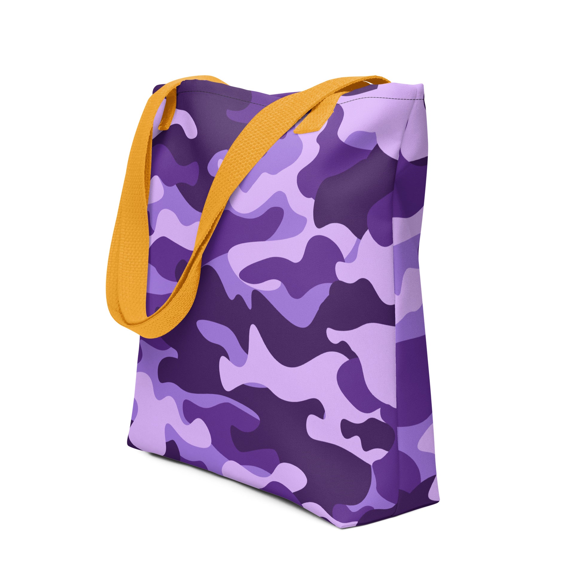 Camo Tote Bag | Purple, Blue & Mauve Camouflage