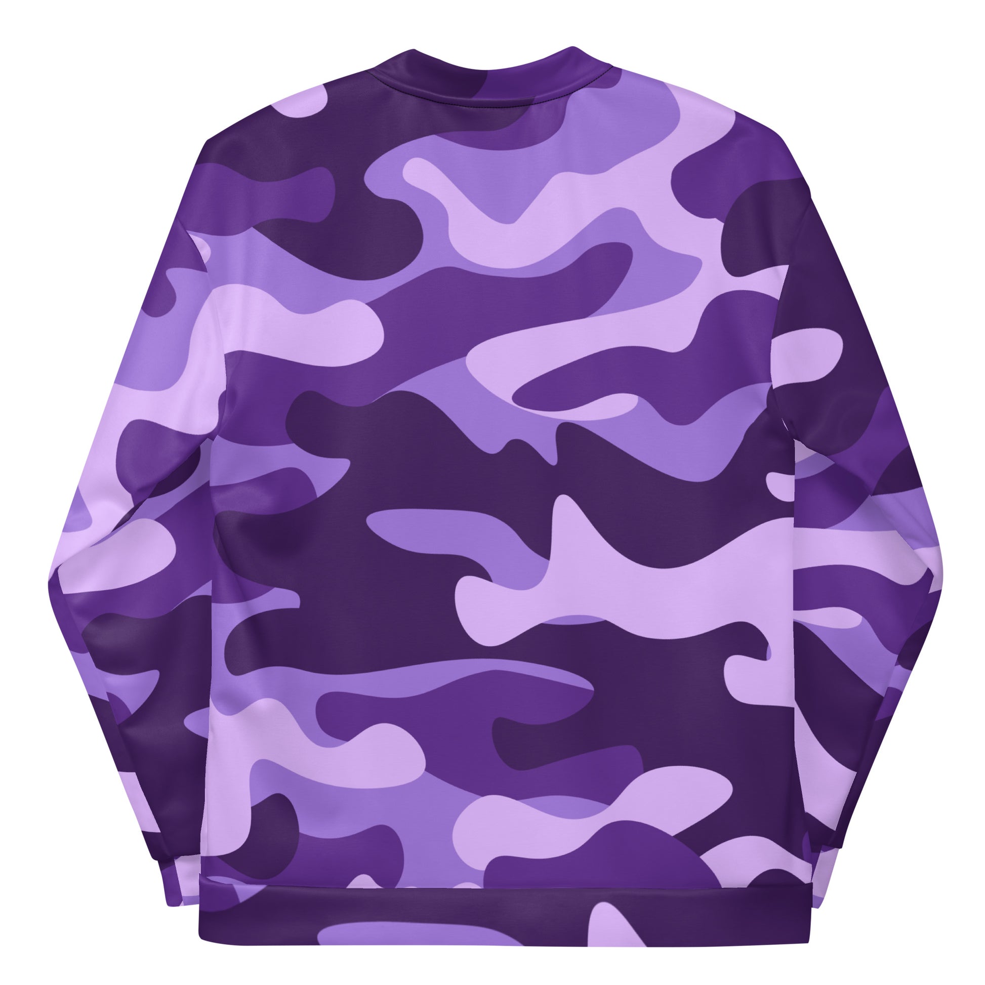 Camo Bomber Jacket | Unisex | Purple, Blue & Mauve