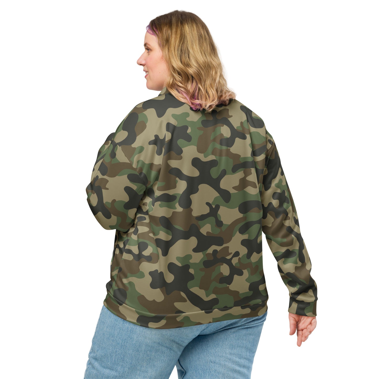 Camo Bomber Jacket | Unisex | Military Brown Camouflage