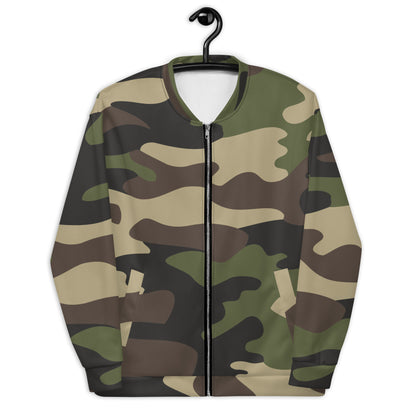 Camo Bomber Jacket | Unisex | Classic Green