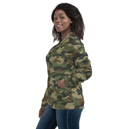 Camo Bomber Jacket | Unisex | Military Brown Camouflage