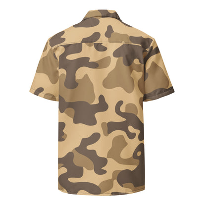 Camo Button Up Shirt | Khaki Camouflage