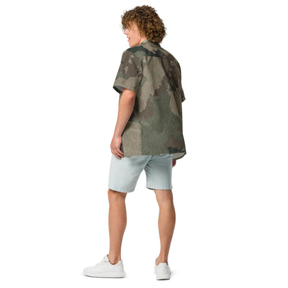 Camo Button Up Shirt | Dirty Old Brown Camouflage