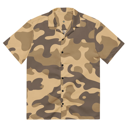 Camo Button Up Shirt | Khaki Camouflage