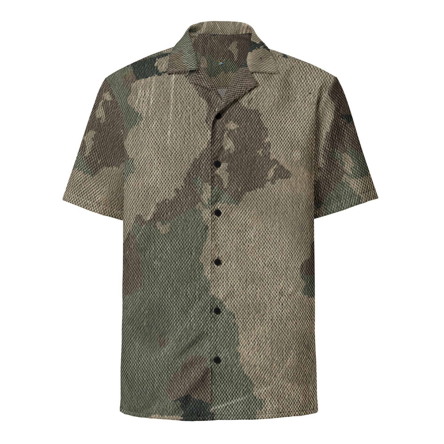 Camo Button Up Shirt | Dirty Old Brown Camouflage