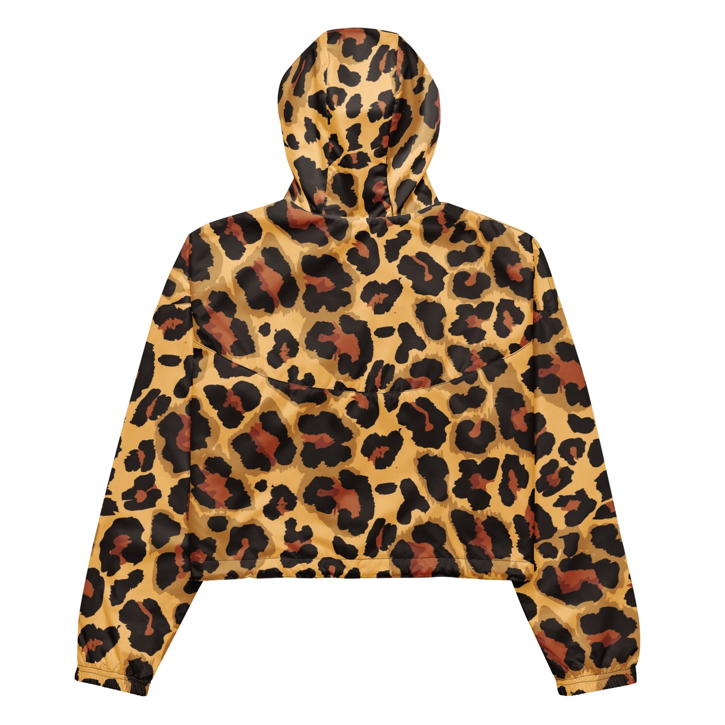 Women's Windbreaker | Classic Brown and Black Leopard