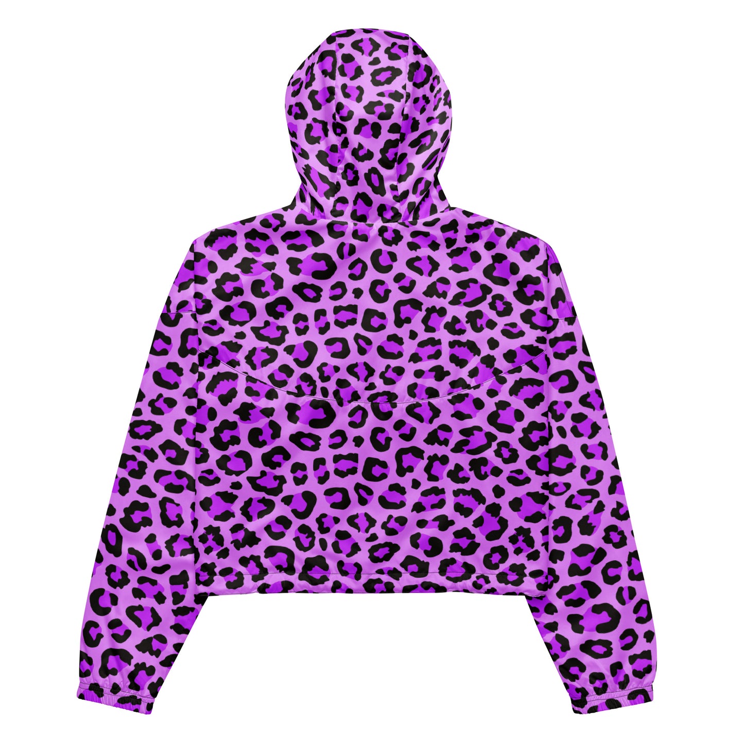 Women's Windbreaker | Purple, Blue and Black Leopard