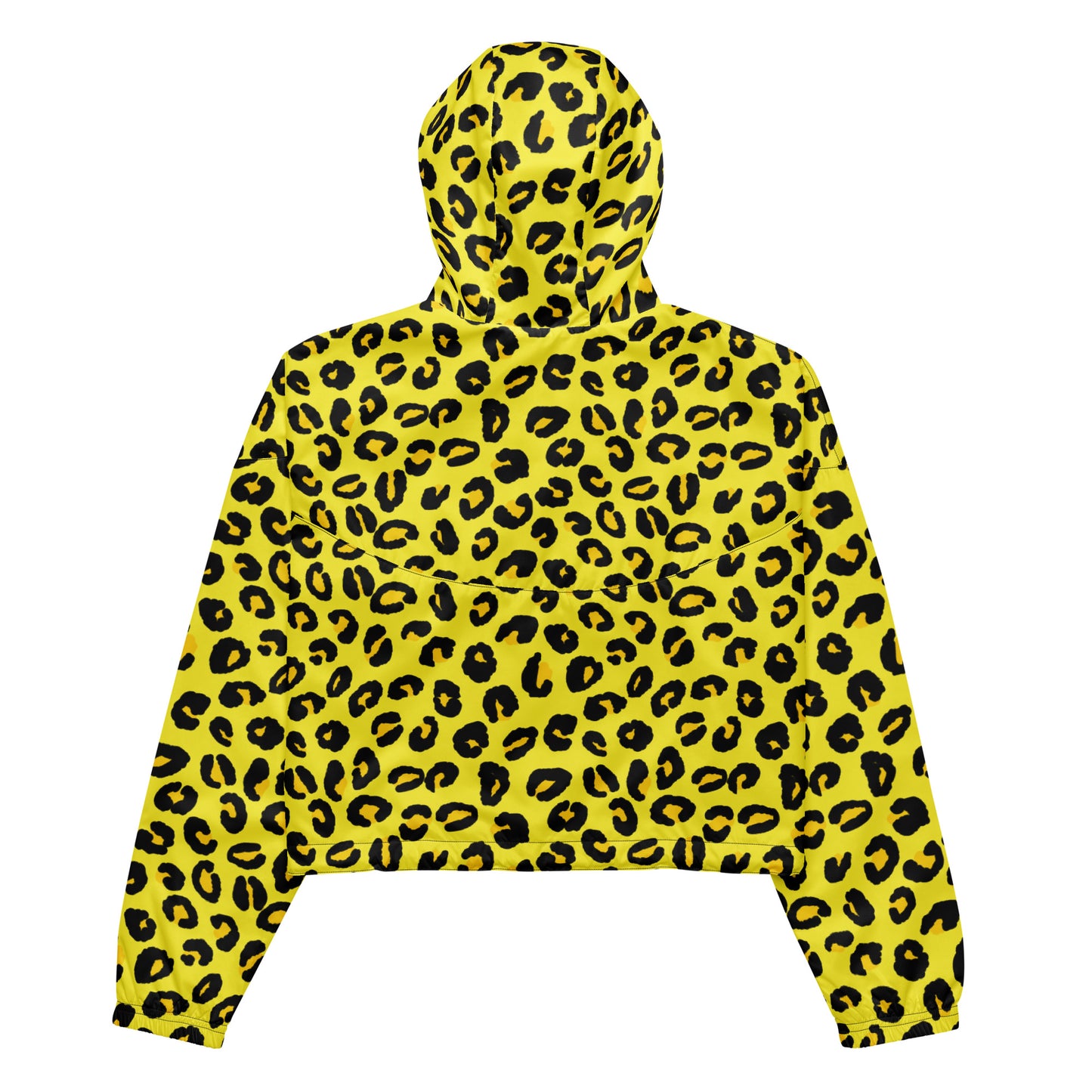 Women's Windbreaker | Yellow and Black Leopard