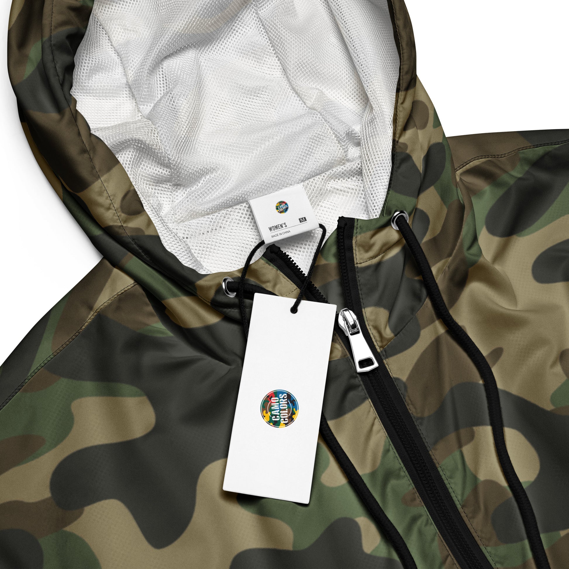 Cropped Windbreaker | Military Brown Camouflage