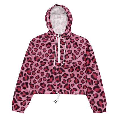 Women's Windbreaker | Pink, Cherry and Black Leopard