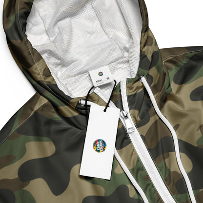 Cropped Windbreaker | Military Brown Camouflage