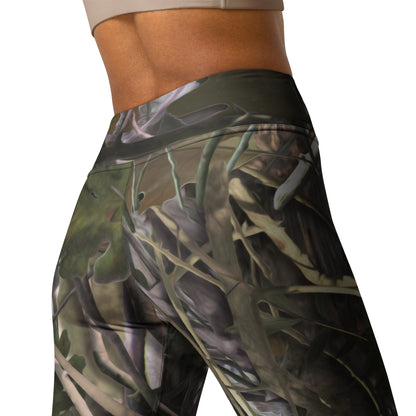 Yoga Pants | Brown Oak Tree Camouflage