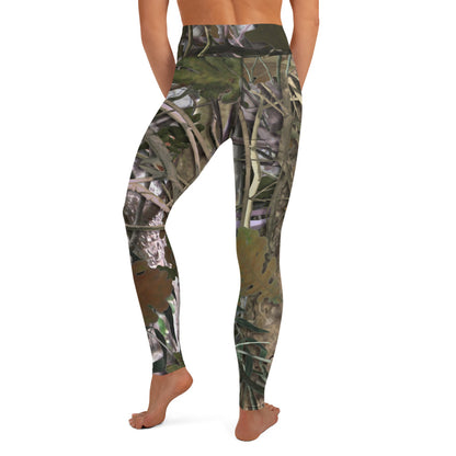 Yoga Pants | Brown Oak Tree Camouflage