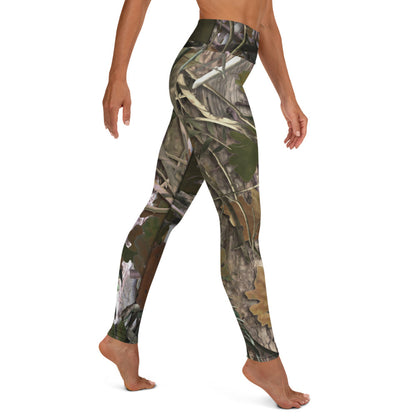 Yoga Pants | Brown Oak Tree Camouflage