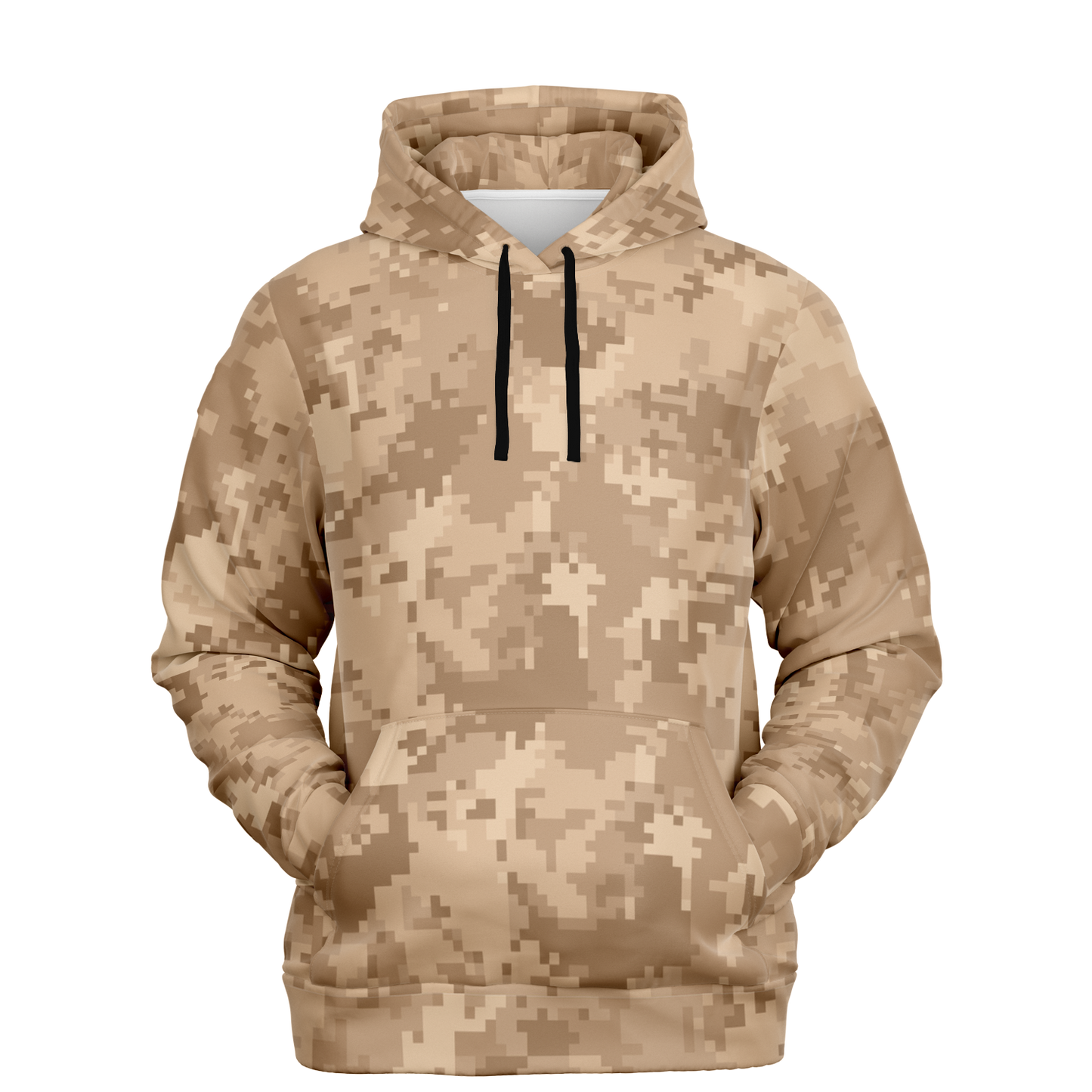 Brown Camo Hoodie | Pixel Digital Camouflage