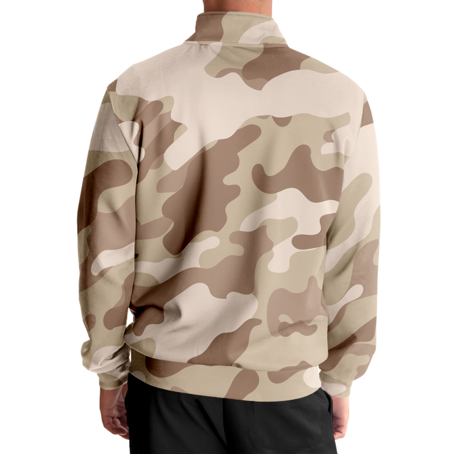 Camo Track Jacket | Brown Desert Camouflage