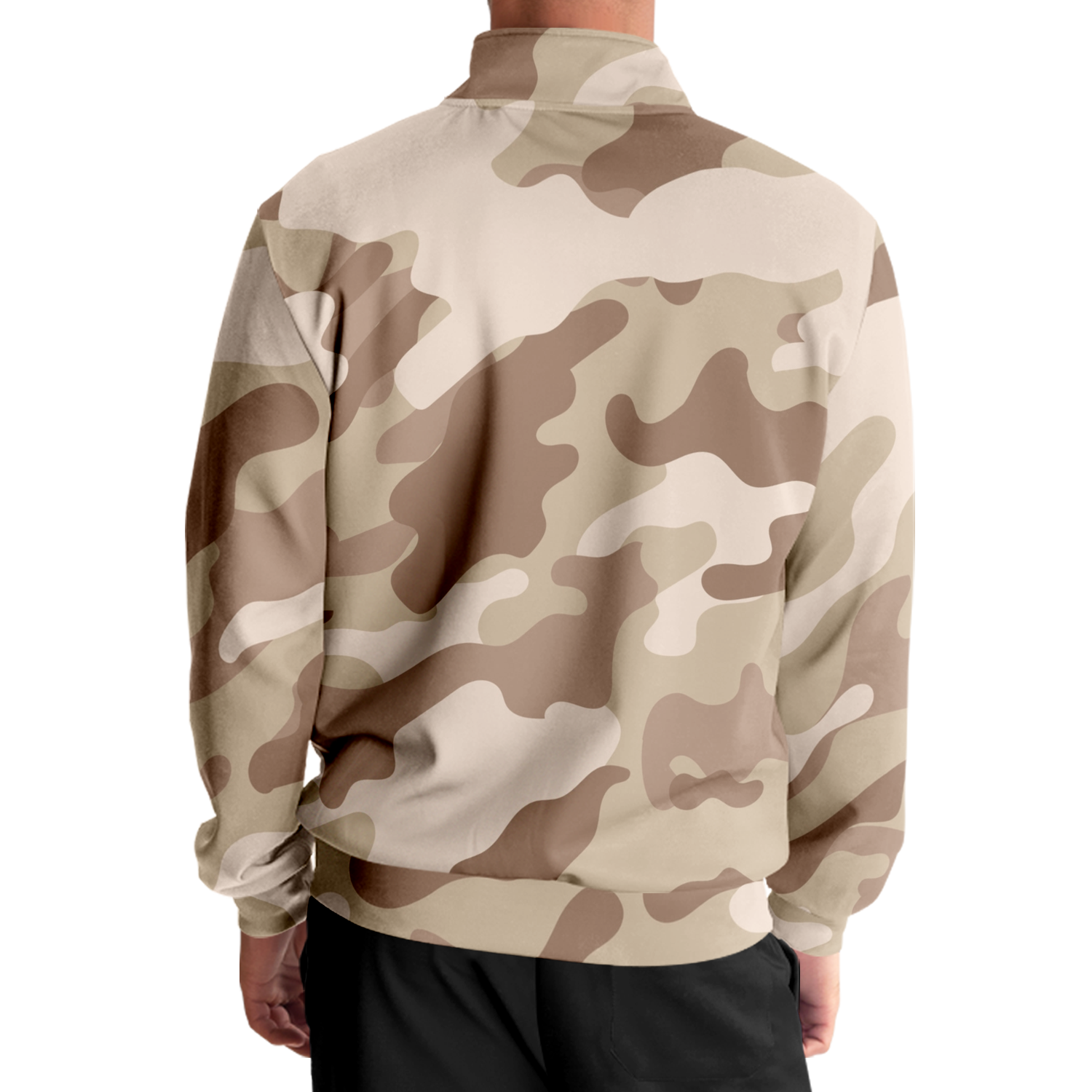 Camo Track Jacket | Brown Desert Camouflage