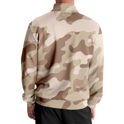 Camo Track Jacket | Brown Desert Camouflage