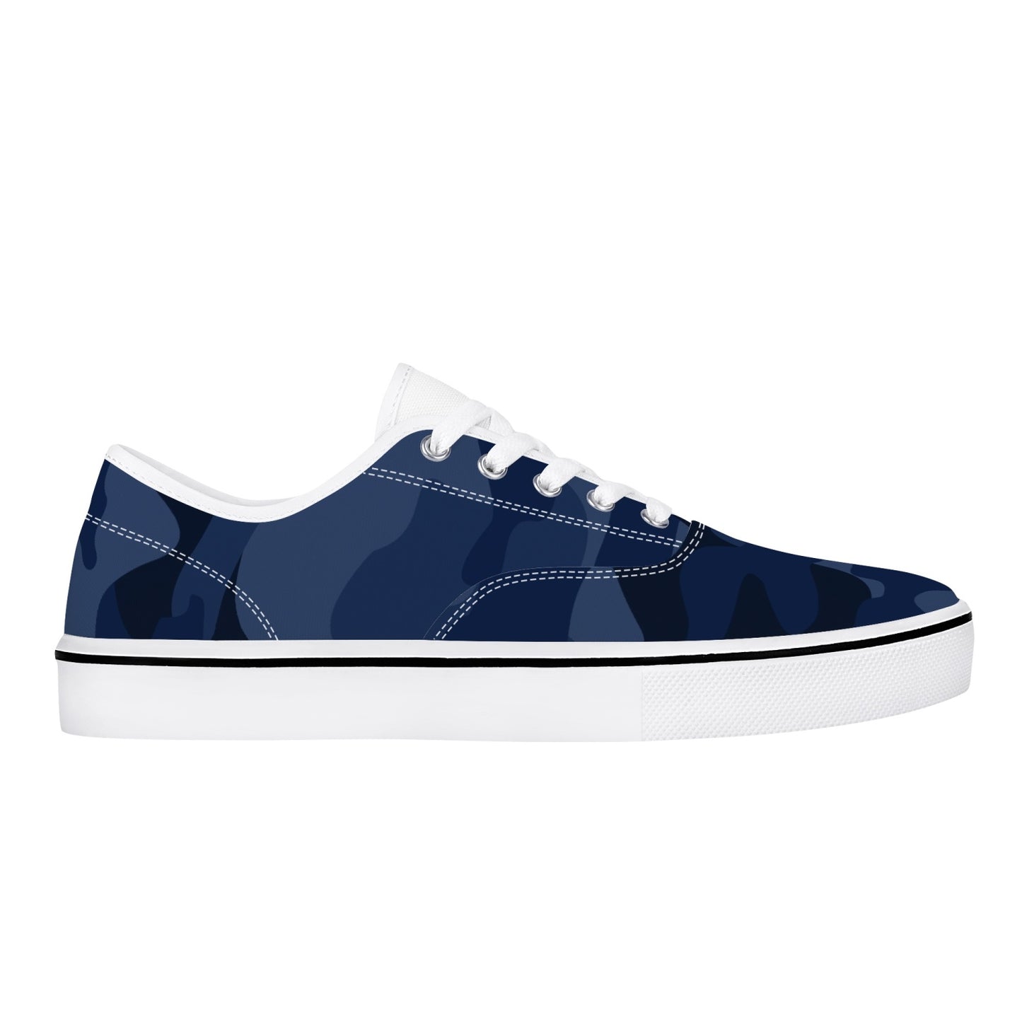 Camo Skate Shoes | Deep Blue Camouflage