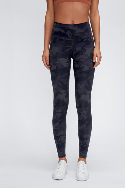 Millennia Wide Seamless Band Waist Sports Camo Leggings