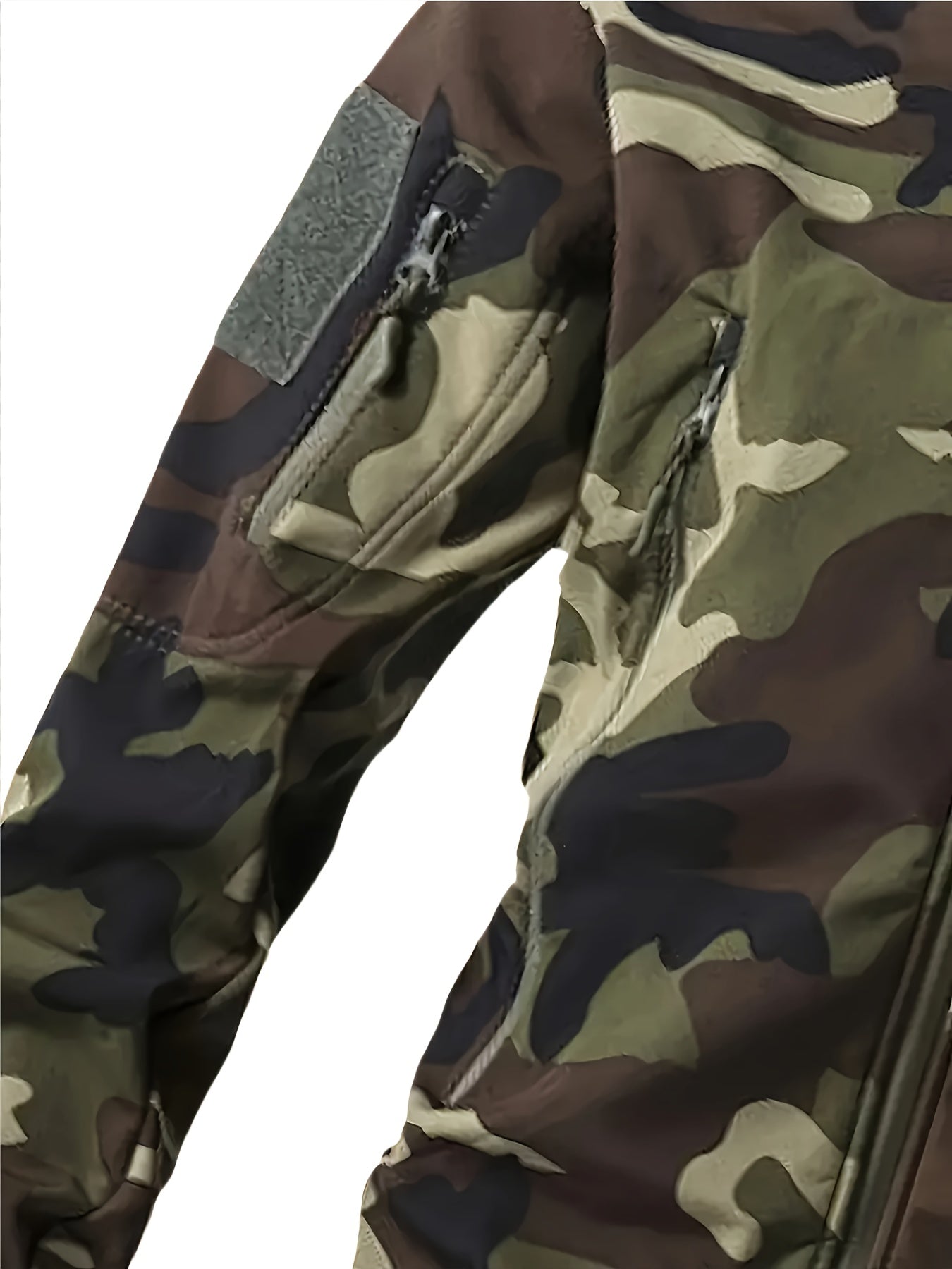 Men's Camouflage Hooded Jacket | Multi-Pocket Outdoor Coat