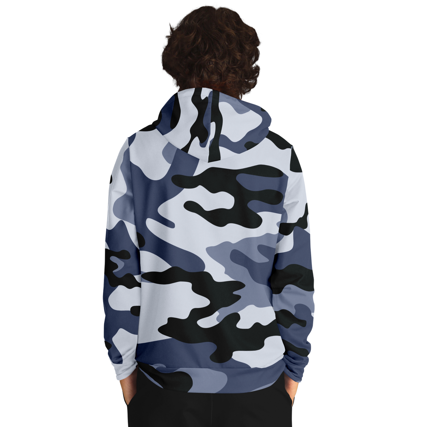 Camo Hoodie | Light Blue Camouflage Pullover