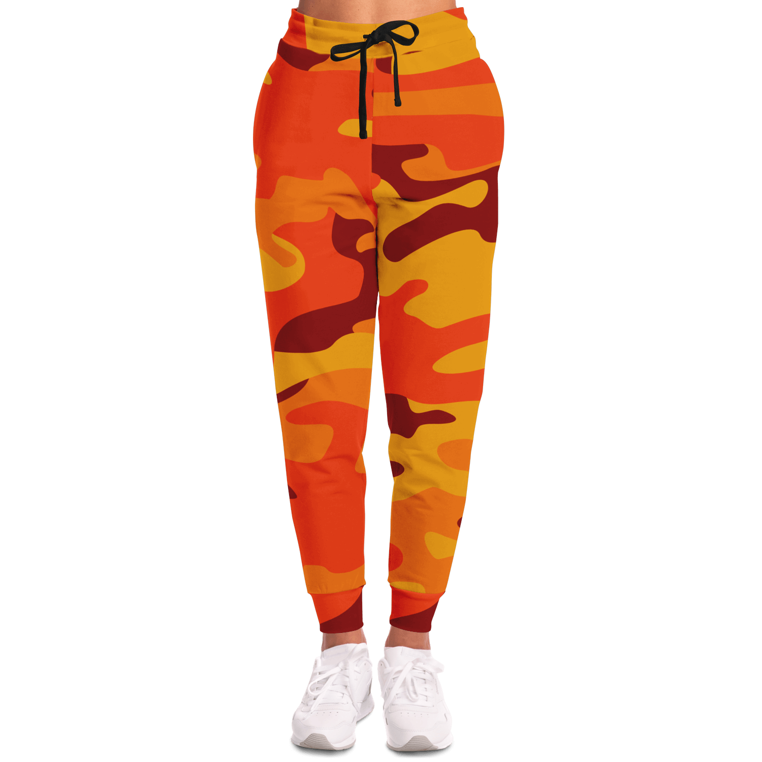 Camo Sweatpants | Unisex | Orange & Red