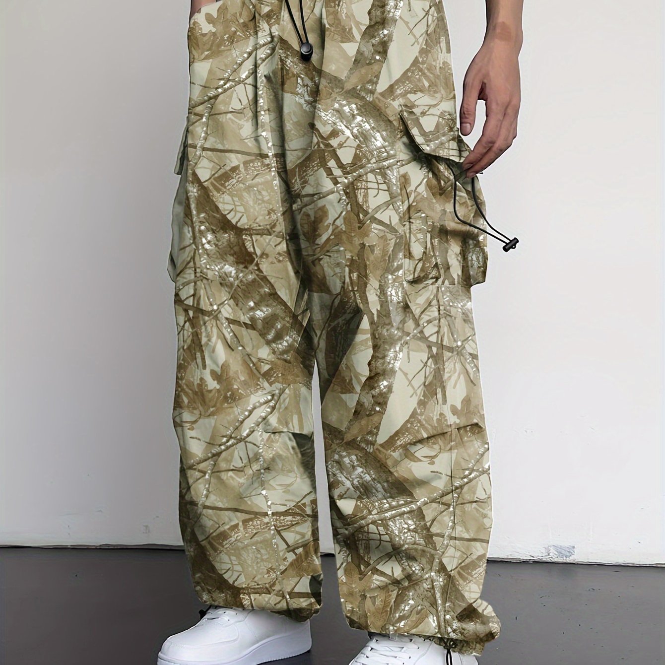 Men's Camo Cargo Pants | Loose Fit With Multiple Pockets